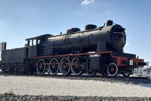 Locomotora vapor Alcázar de San Juan La Mancha